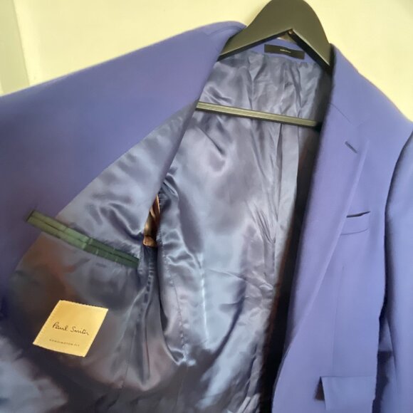 Paul Smith Kensington Fit Men’s Blazer (Purple, Made in Italy) - Picture 4 of 6